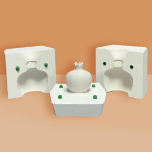 8 cm Nar Alçı Kalıp – Nar Kalıbı – Sanatsal Seri