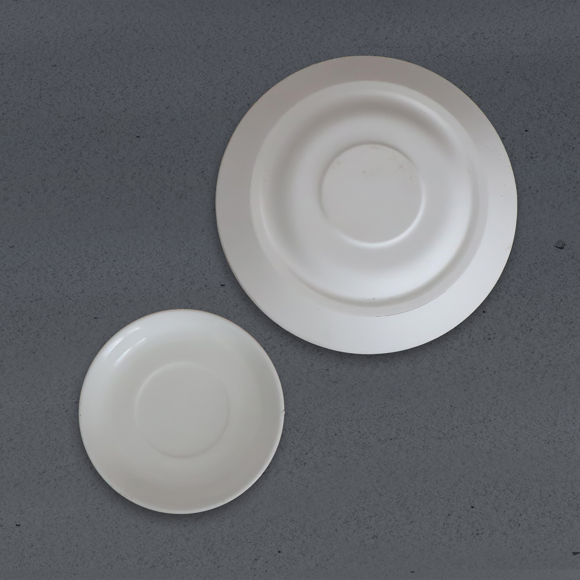 13 cm Sera Kahve Tabağı alçı kalıbı – Sera Kupa Tabağı – Sanatsal Seri - Görsel 3